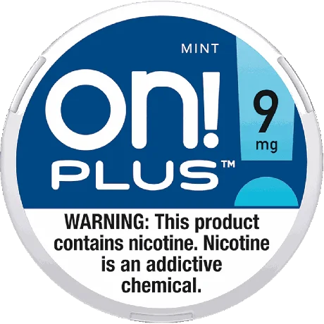 on! PLUS Mint 9mg can